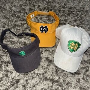 Vintage Notre Dame hat lot